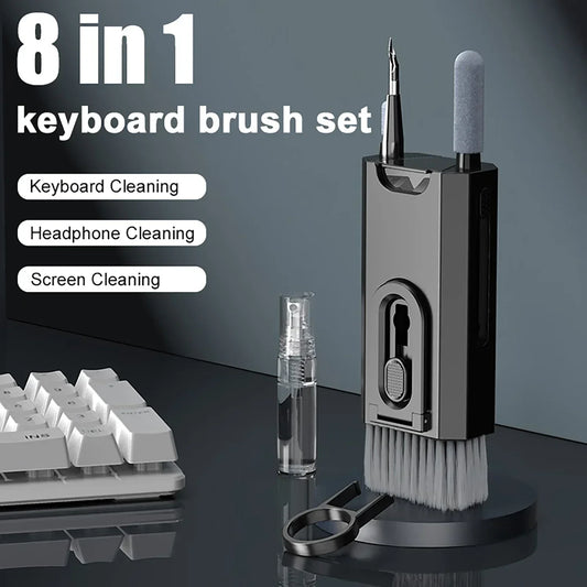 8-in-1 Electronic Cleaning Kit for Screens, Keyboards, Earphones, and Devices
