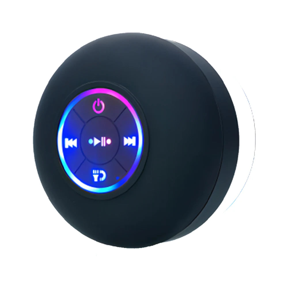 Portable Bluetooth Speaker – Waterproof, Mini Stereo with Suction Cup