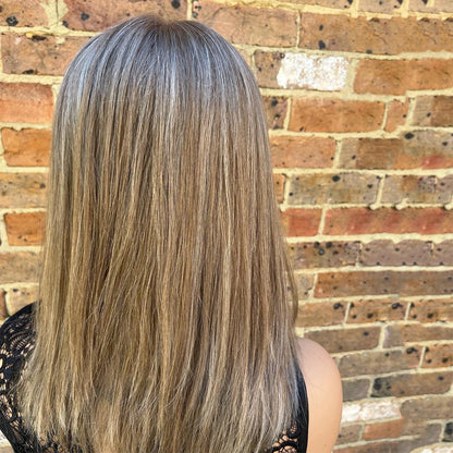 12” Brown Blonde Balayage Lace Front Wig – 100% Virgin European Human Hair Bob Wig, Pre-Plucked, HD Transparent Lace, 150% Density