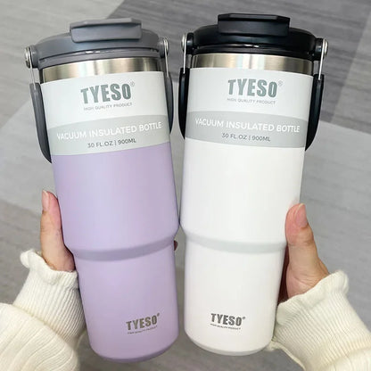 Stainless Steel Coffee Cup Thermos Bottle - Double-Layer Insulation Travel Mug