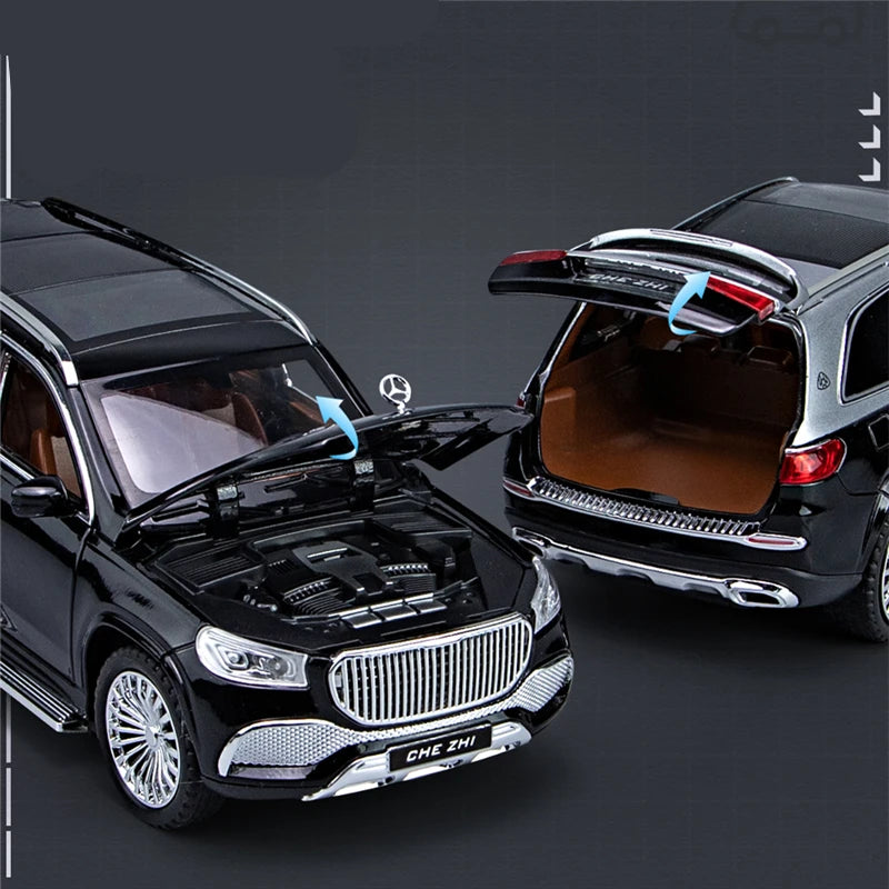 MAYBACH GLS600 Luxury Diecast Metal Car Model With Sound & Light – Kids & Collectors Toy Gift