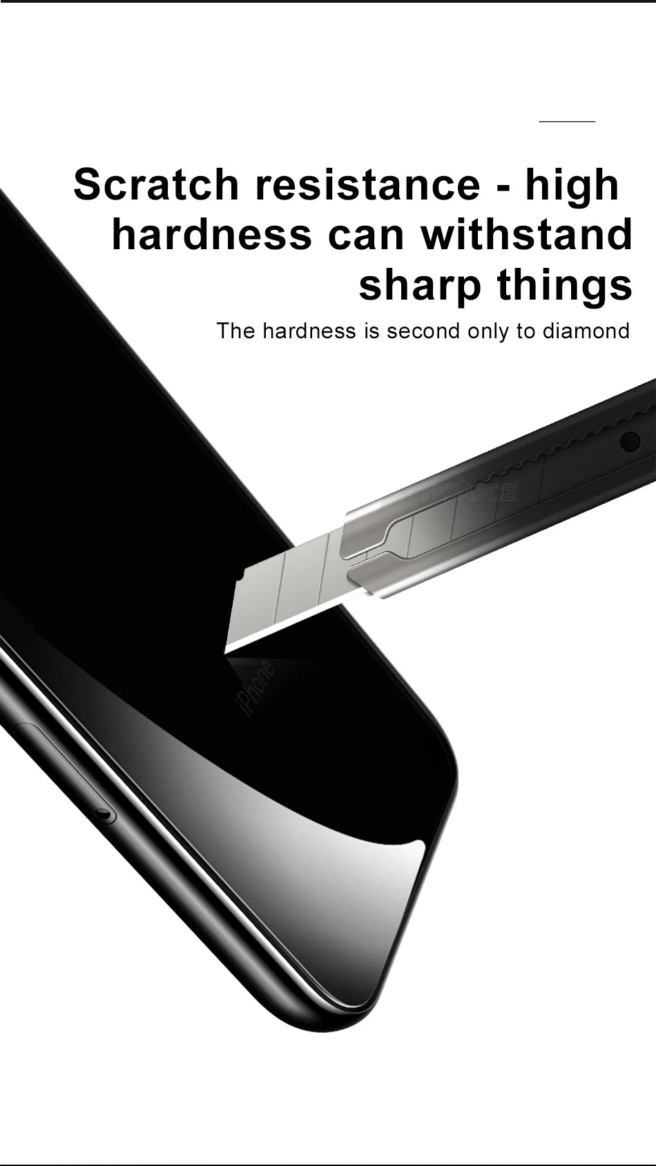 Tempered Glass Back Protector for iPhone 15/14/13 Pro Max - Anti-Scratch & Shatter