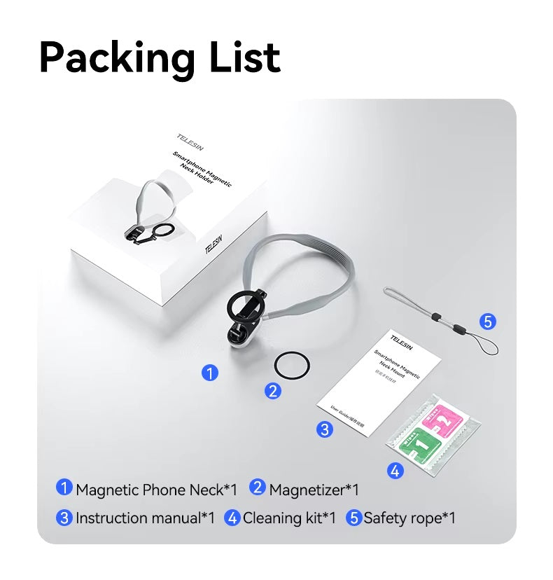 Magnetic Phone Hanging Neck Holder for Apple Devices