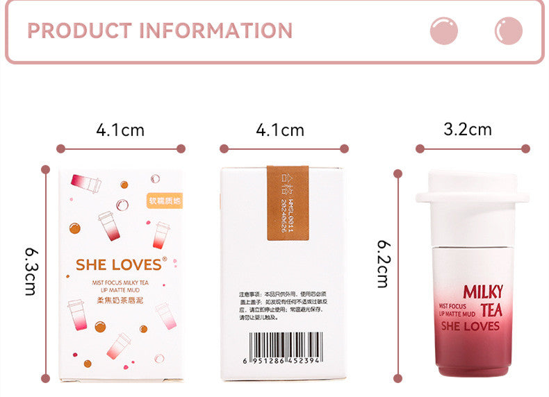 Non-Stick Cup Dual-Use Lip and Cheek Gloss – Waterproof & Matte