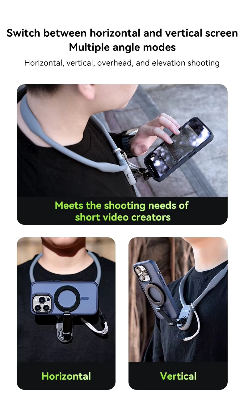Magnetic Phone Hanging Neck Holder for Apple Devices