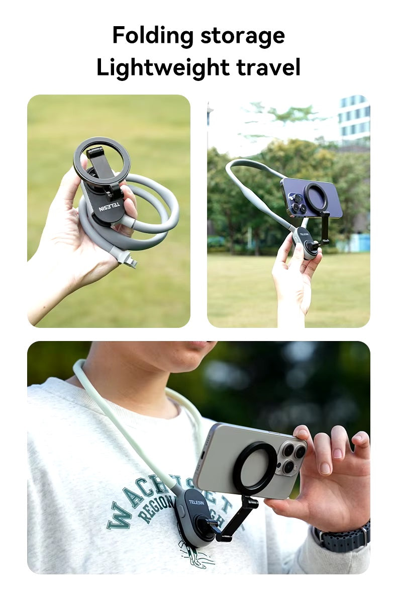 Magnetic Phone Hanging Neck Holder for Apple Devices
