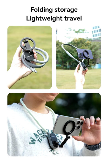 Magnetic Phone Hanging Neck Holder for Apple Devices