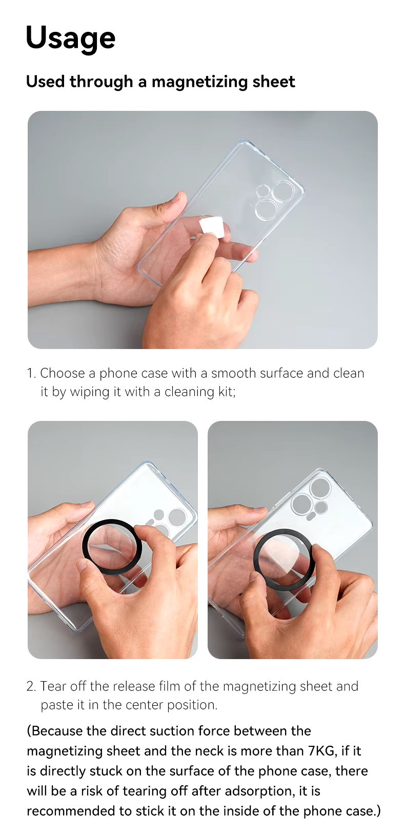 Magnetic Phone Hanging Neck Holder for Apple Devices