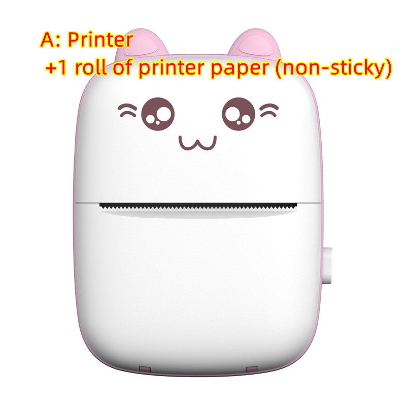 Portable Mini Bluetooth WiFi Printer – Pocket-Sized Photo & Label Printer for Students & Notes