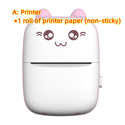 Portable Mini Bluetooth WiFi Printer – Pocket-Sized Photo & Label Printer for Students & Notes
