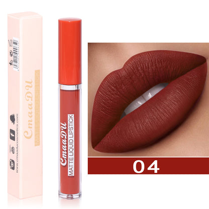 Non-Stick Waterproof Liquid Lip Gloss – Long-Lasting Shine