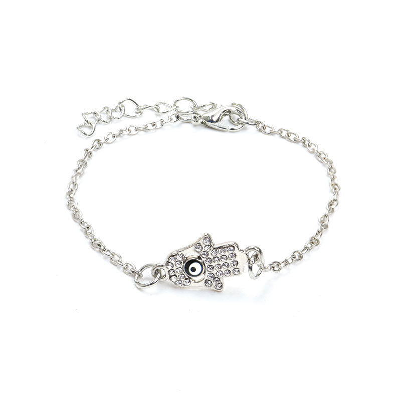 Blue Eye Bracelet Muslim Jewelry – Protective Geometric Alloy Design