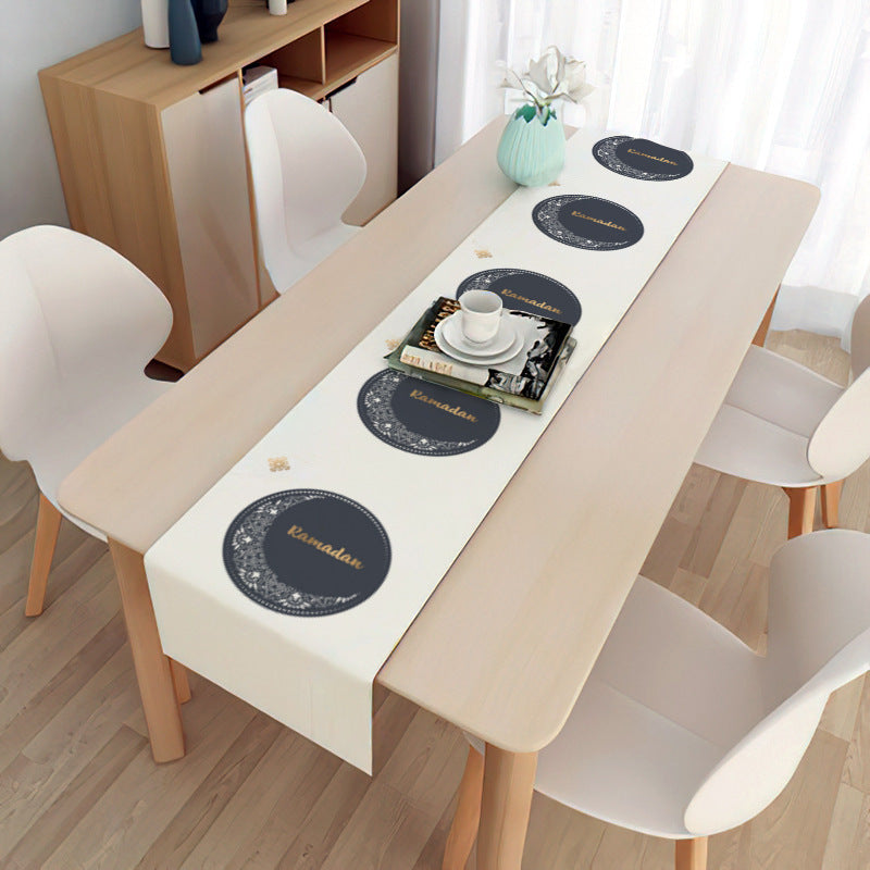 Muslim Eid Decoration Linen Table Napkin Placemat - Fashion & Simplicity