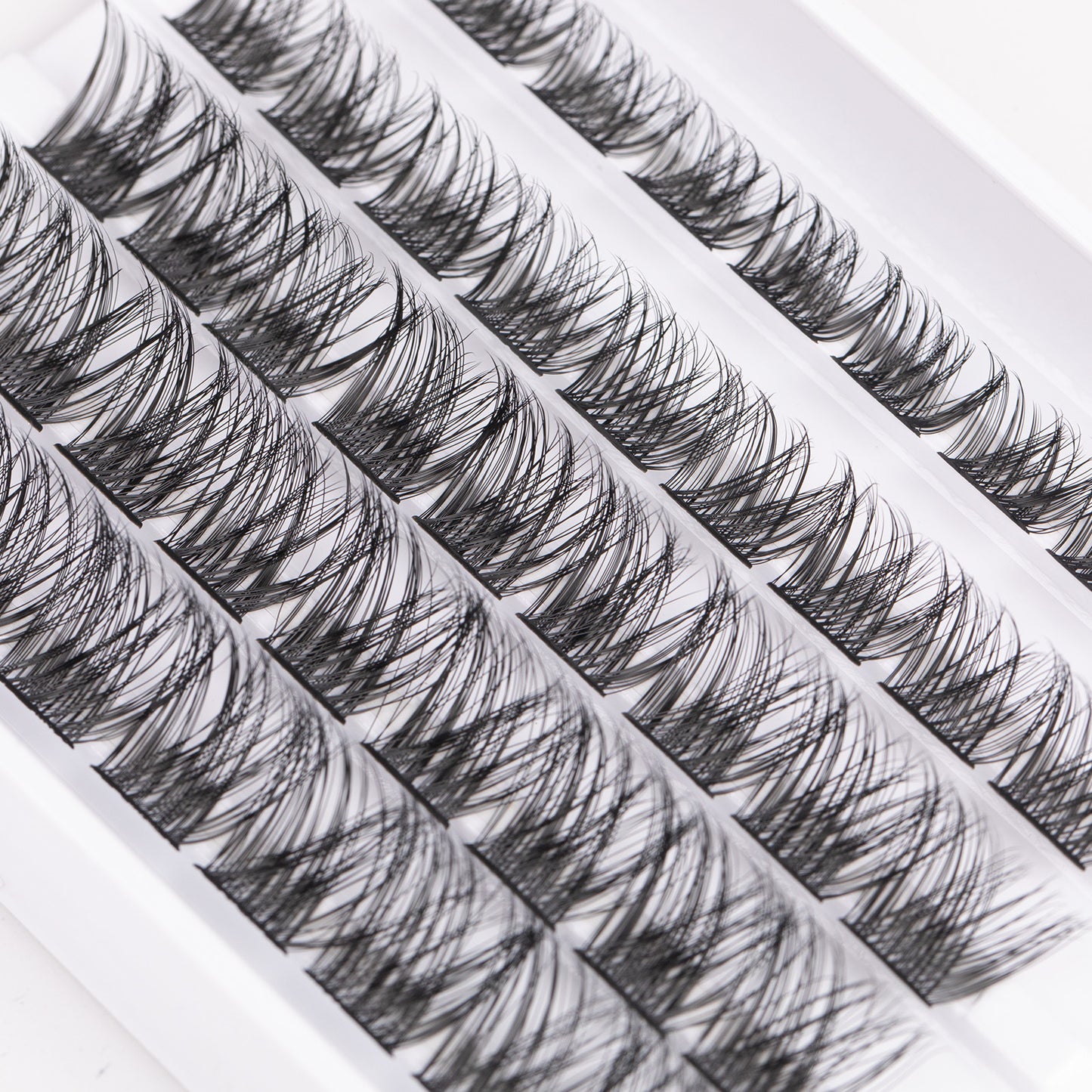Hot Melt Segmented False Eyelashes – Double-Headed, Natural & Long