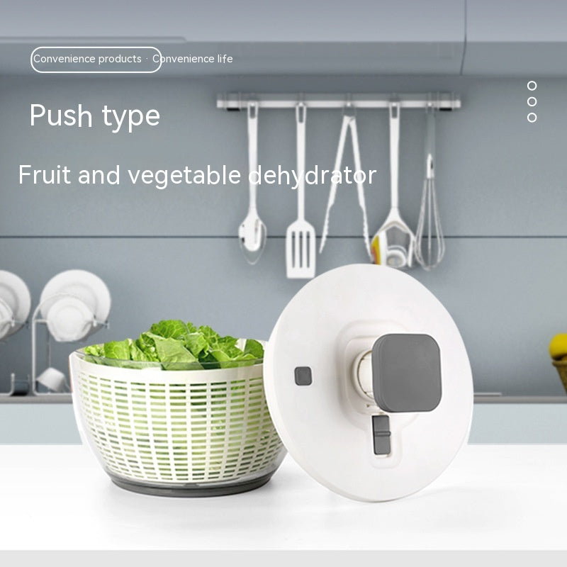 UPress Vegetable & Fruit Dehydrator Salad Spinner - Easy Kitchen Tool for Quick Drying
