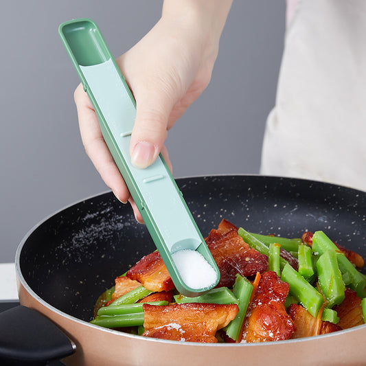 10-Speed Adjustable Double-Head Kitchen Measuring Spoon – Perfect for Baking
