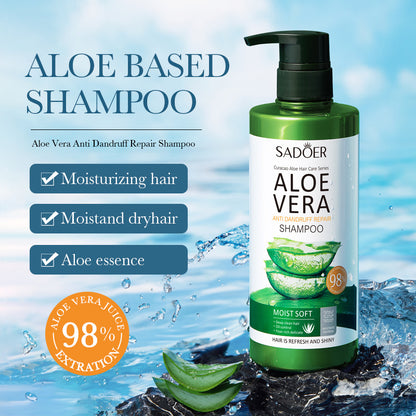 Aloe Anti-Dandruff Repair Shampoo – Moisturizing & Dandruff Removal Shampoo