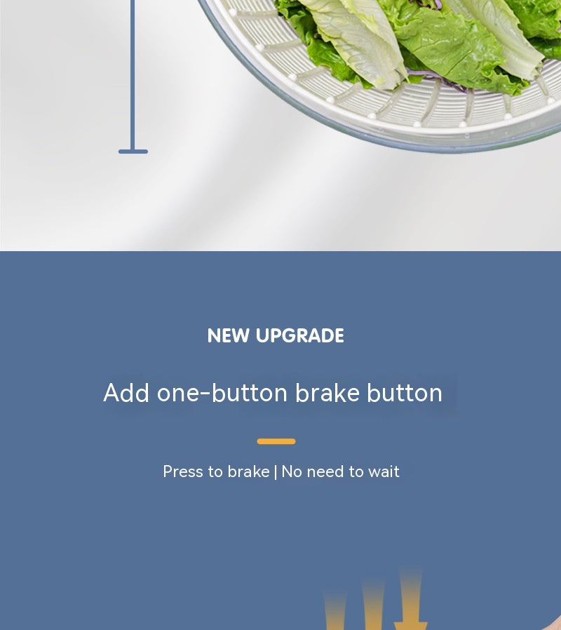 UPress Vegetable & Fruit Dehydrator Salad Spinner - Easy Kitchen Tool for Quick Drying