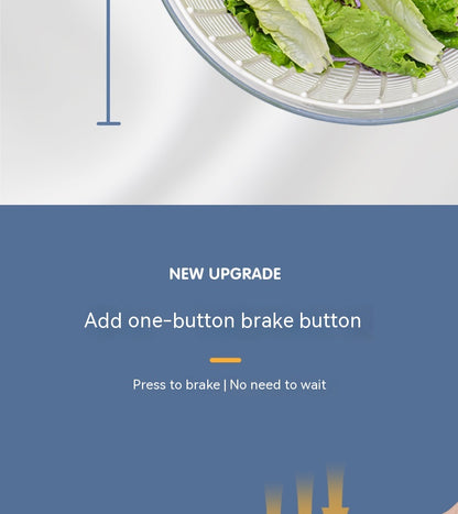 UPress Vegetable & Fruit Dehydrator Salad Spinner - Easy Kitchen Tool for Quick Drying