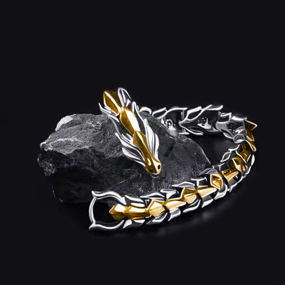 Men's Fashion Minimalist Keel Shape Alloy Bracelet – Silver & Gold