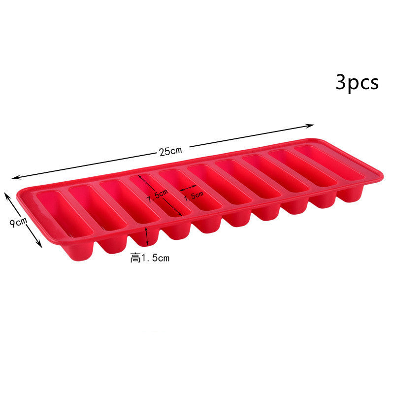 10-Finger Silicone Biscuit Mold – Food Grade DIY Cake Bakeware