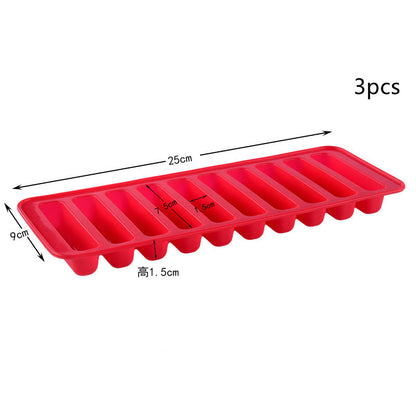 10-Finger Silicone Biscuit Mold – Food Grade DIY Cake Bakeware