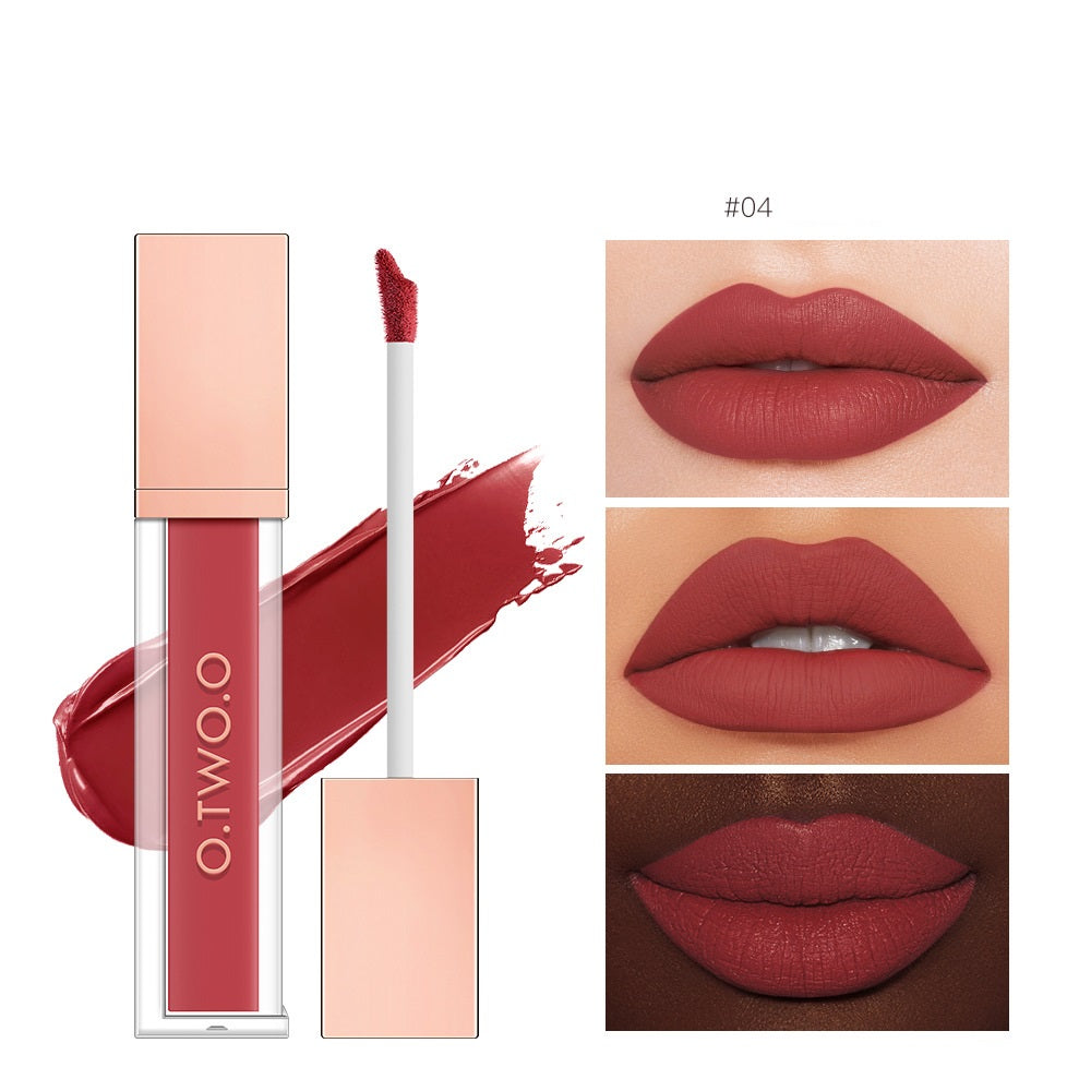 Non-Stick Velvet Matte Lip Gloss - Long-Lasting Lip Glaze