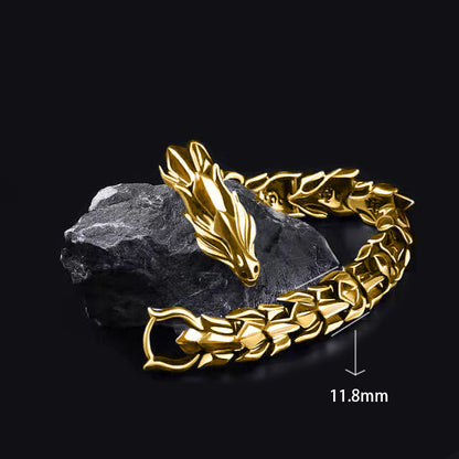 Men's Fashion Minimalist Keel Shape Alloy Bracelet – Silver & Gold