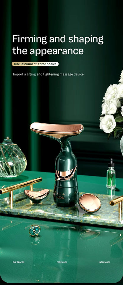 Multi-Functional Anti-Wrinkle Skin Rejuvenation Device - Neck, Face & Eye Lifting Massage Machine