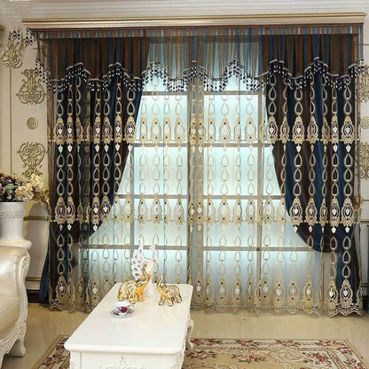 High-End Embossed Window Screens - Italian Flannel Shading for Living Room & Bedroom