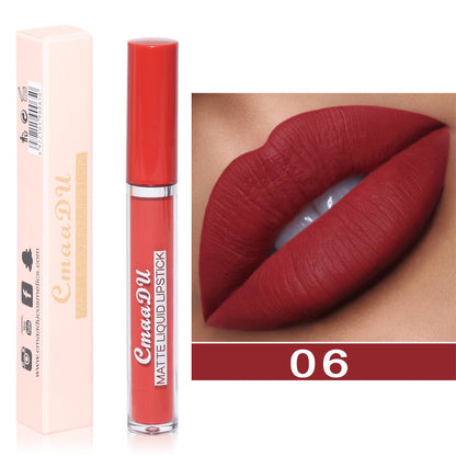 Non-Stick Waterproof Liquid Lip Gloss – Long-Lasting Shine