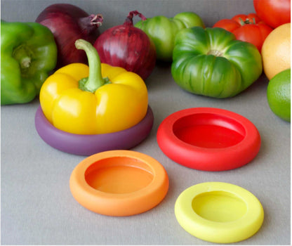 Multifunctional Silicone Fresh-Keeping Covers – Eco-Friendly & Multi-Size Set