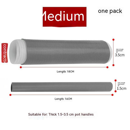 Handmade Non-Slip Silicone Insulation Sleeve for Kitchen – Heat Shield Gadget