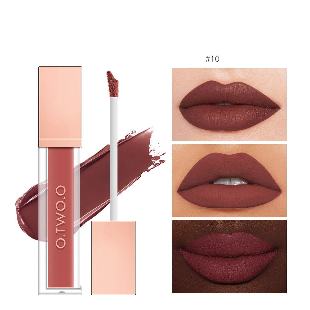 Non-Stick Velvet Matte Lip Gloss - Long-Lasting Lip Glaze