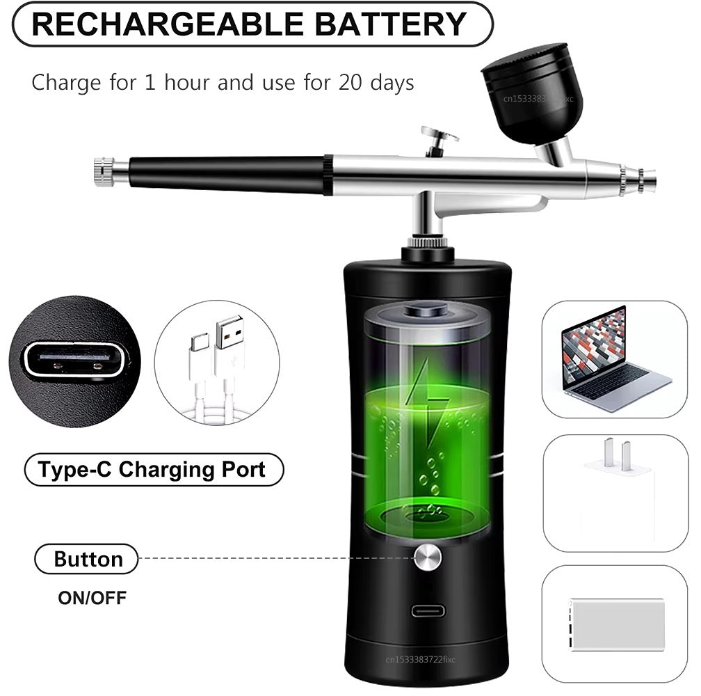 Household Oxygen Injection Beauty Device – Nano Spray Facial Hydrating Essence for Home & Salon Use