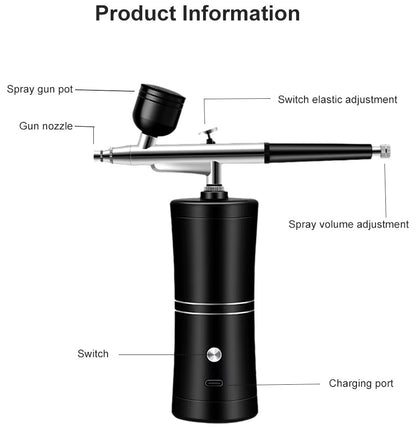 Household Oxygen Injection Beauty Device – Nano Spray Facial Hydrating Essence for Home & Salon Use