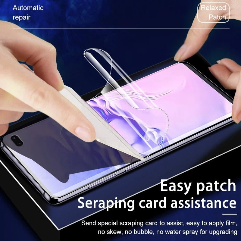 Hydrogel Screen Protector for Samsung Galaxy - 4pcs Full Cover