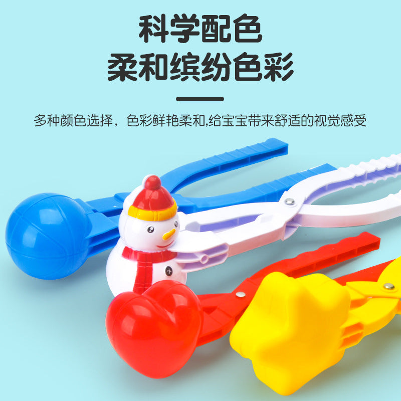 Snowball Clip Toy – Yellow Duck Snow Shovel Hairpin, Outdoor Snow Fun Accessory for Kids