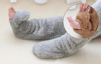 Warm Knee Pads for Elderly – Thick Long Socks & Leg Guards for Joint Protection