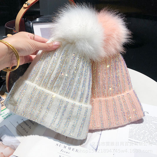 Winter Woolen Hat for Women – Plus Velvet Thickened Cold Weather Cap