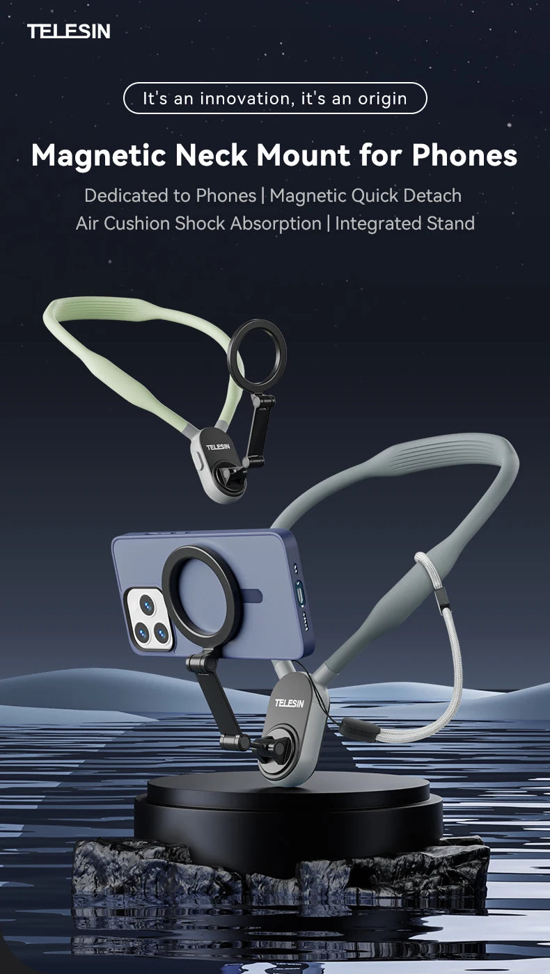 Magnetic Phone Hanging Neck Holder for Apple Devices