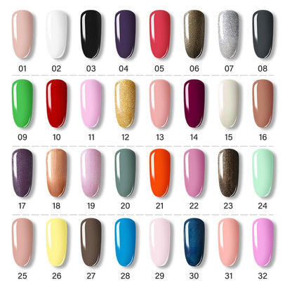 Gel Nail Polish – Semi-Permanent UV LED Nail Art in 29 Colors