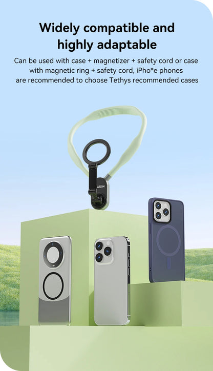Magnetic Phone Hanging Neck Holder for Apple Devices