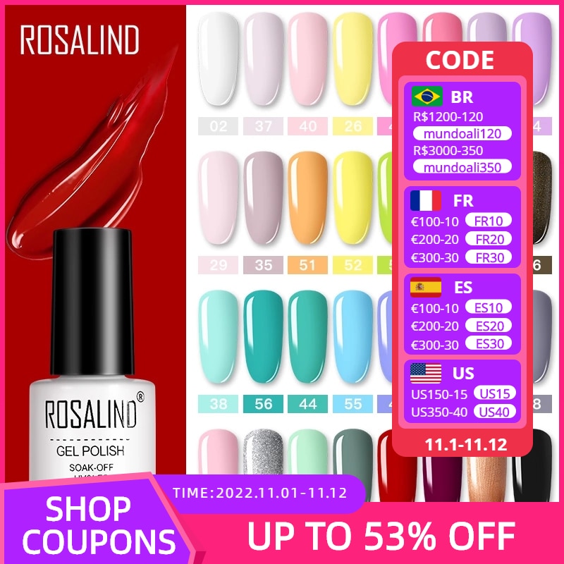 Gel Nail Polish – Semi-Permanent UV LED Nail Art in 29 Colors