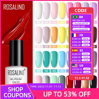 Gel Nail Polish – Semi-Permanent UV LED Nail Art in 29 Colors