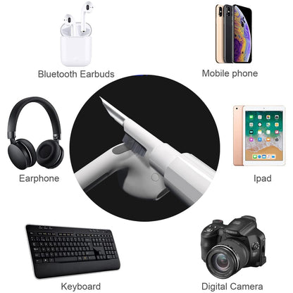 Bluetooth Earphones Cleaning Tool - Earbuds Cleaner Kit for AirPods Pro & Xiaomi Airdots